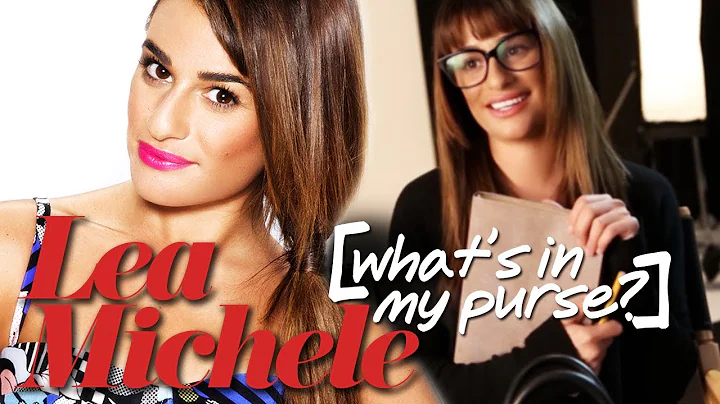Lea Michele Cover Shoot - Whats In My Purse?