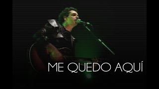 Gustavo Cerati "Me quedo aquí (En Vivo)" (Official Video) chords