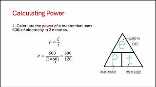 GCSE Physics: Power Energy and Time