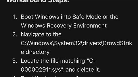 Crowdstrike windows outage Fix song #BSOD #FIX
