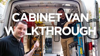 What's inside our cabinet install van? | Revealed