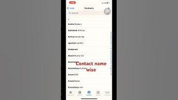 iphone Contact alphabet name wise settings #iPhone #iphonesettings #iphone12 #help #helpful #remind