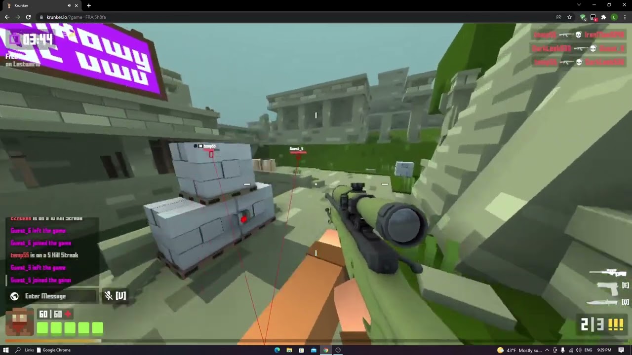 Please don't ban me!!! Krunker hacking video!