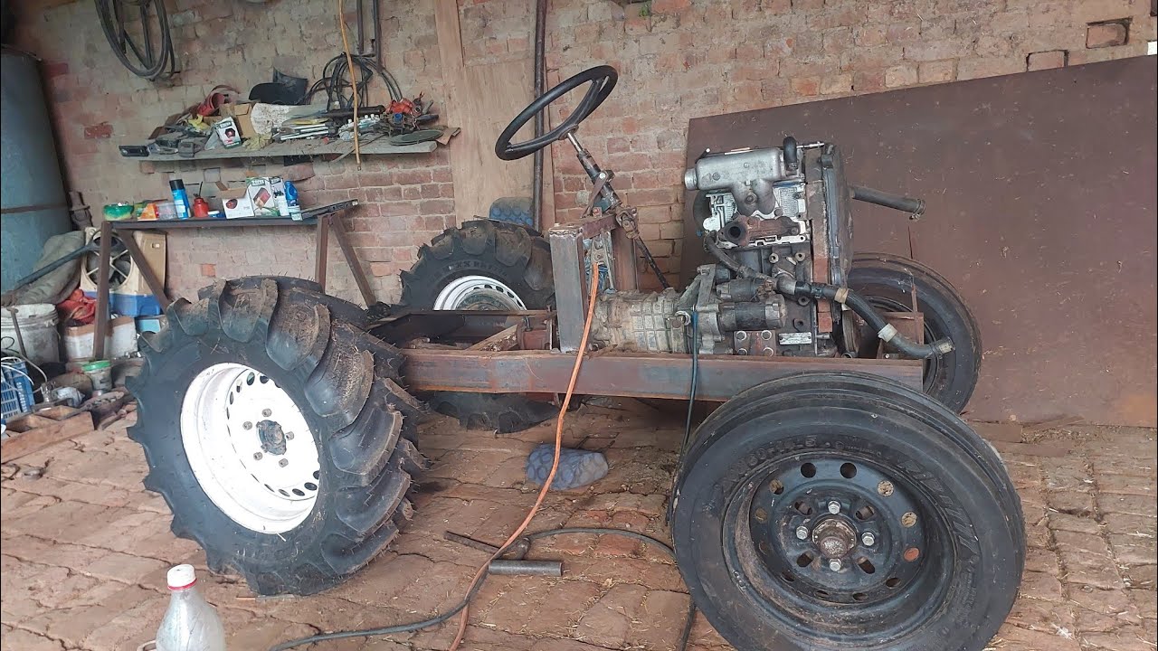Tractor Buffer Modification new tractor ਦਾ ਕੰਮ ਸ਼ੁਰੂ new modification - YouTube