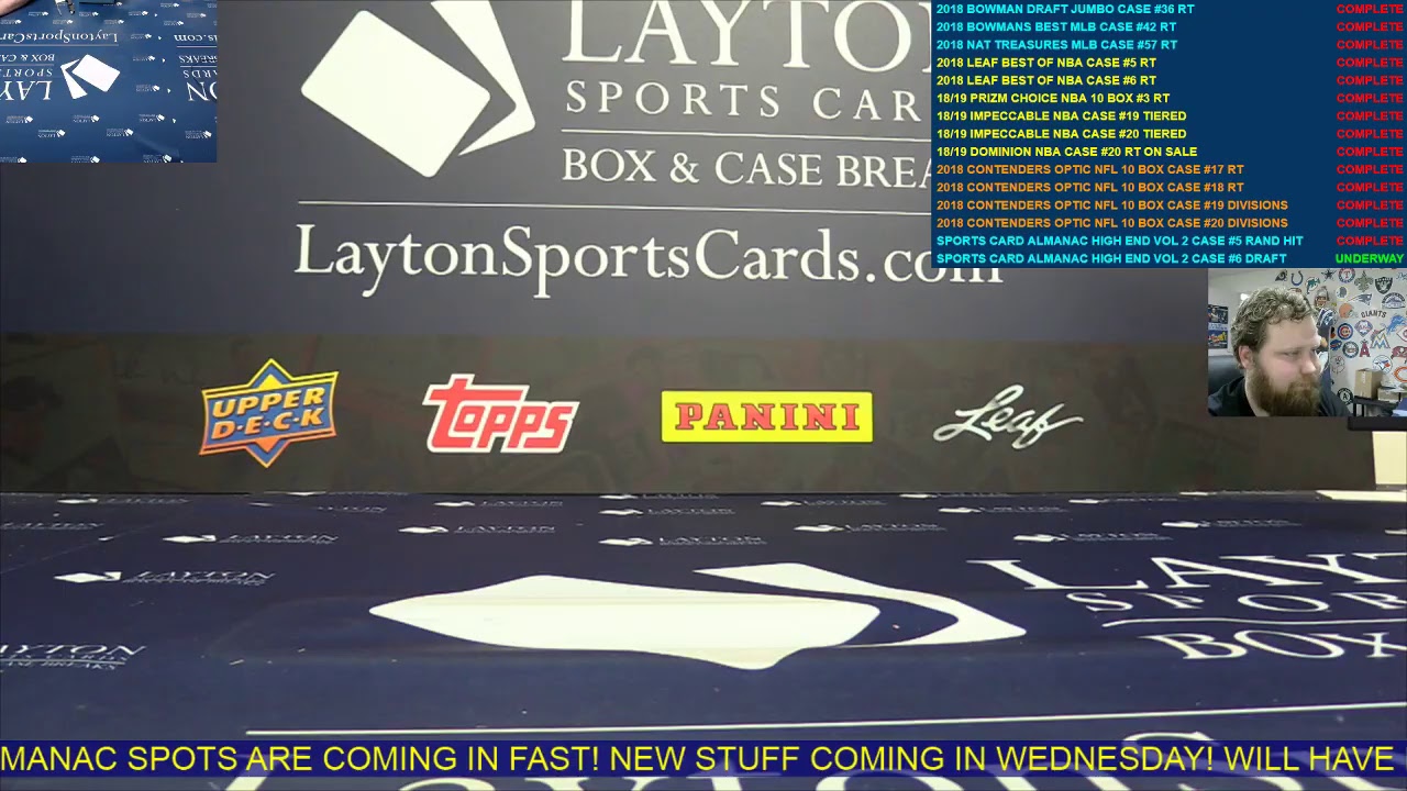 Layton Sports Cards Live! YouTube