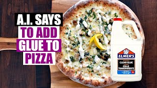 Add Glue To Pizza And Gasoline To Spaghetti? (Google A.I. Has Issues!)