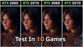 RTX 2060 vs RTX 2070 vs RTX 3060 vs RTX 3070 | Test in 10 Games at 1440p | Ultimate Comparison
