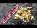 Gold Processing plant's first big run. (Hard rock crystal nuggets!)