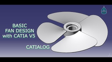 Fan Design in CATIA Surface Design  Part Design  CATIA V5 Surface design Tutorial