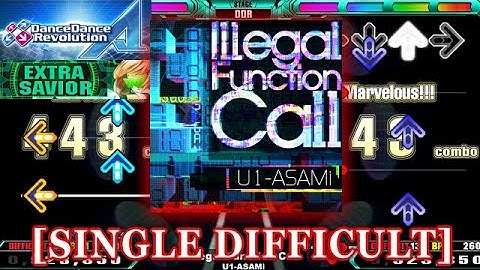 【DDR A】 Illegal Function Call [SINGLE DIFFICULT] 譜面確認＋クラップ