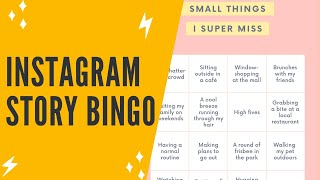 HOW TO MAKE INSTAGRAM BINGO STORIES: FREE Instagram Story Bingo Template To Boost Engagement screenshot 1