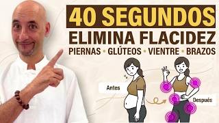 Haz este EJERCICIO de 40 Segundos al Día y ELIMINARÁS la FLACIDEZ