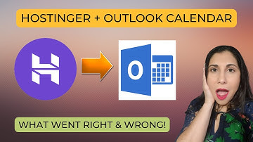 How to Configure Outlook Calendar and @Hostinger