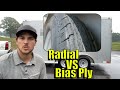 Radial vs Carlisle Bias Ply Trailer Tires