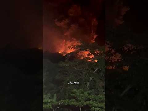 Gunung Ruang Meletus Setelah 22 Tahun Tertidur #shortvideo