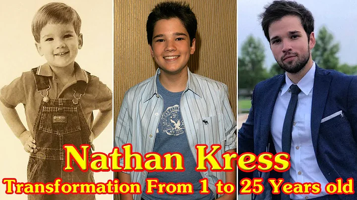 Nathan Kress transformation from 1 to 25 years old