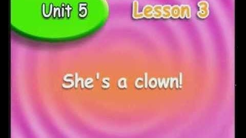 Welcome 1, Unit 5, Lesson 3