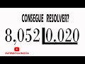 🔥 CONSEGUE ACERTAR ESSA DIVISÃO?"#mach#division#viral