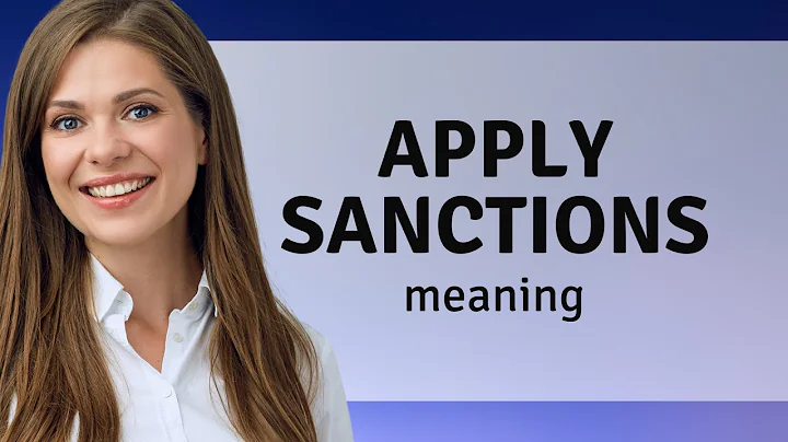 Understanding "Apply Sanctions": A Simple Guide for English Learners