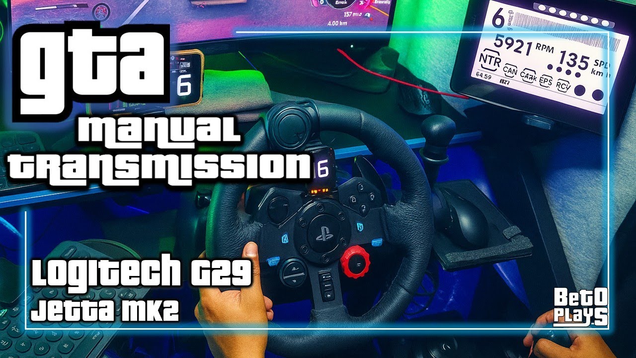 As Se Siente Conducir Con Volante En GTA 5 Logitech G29 Manual 