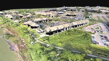 Flythrough of TAMUCC as flown 10 5 14 data