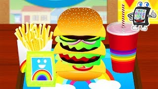 BAMBA BURGER App für Kinder Deutsch - BURGER SELBER MACHEN - Spiel für Android & iOS
