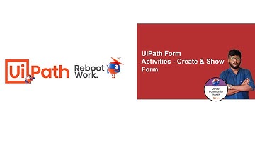 UiPath Tutorial l UiPath Form Activities (Part - I)