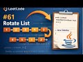 LeetCode 61 | Rotate List | Linked List | Java | Hindi | Linked list interview questions in java