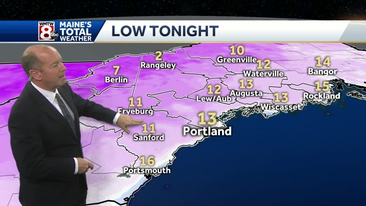 Clearing Skies and Colder Temperatures Through the Night - YouTube