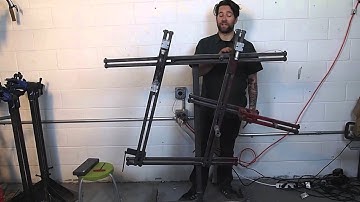 Setting the Frame Jig - Build your own Bicycle at Artisan