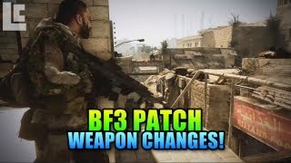 BF3 Patch Weapon Changes (Battlefield 3 Gameplay/Commentary)