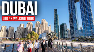 DUBAI 🇦🇪 JBR – O Passeio do Luxo | 4K Tour a Pé