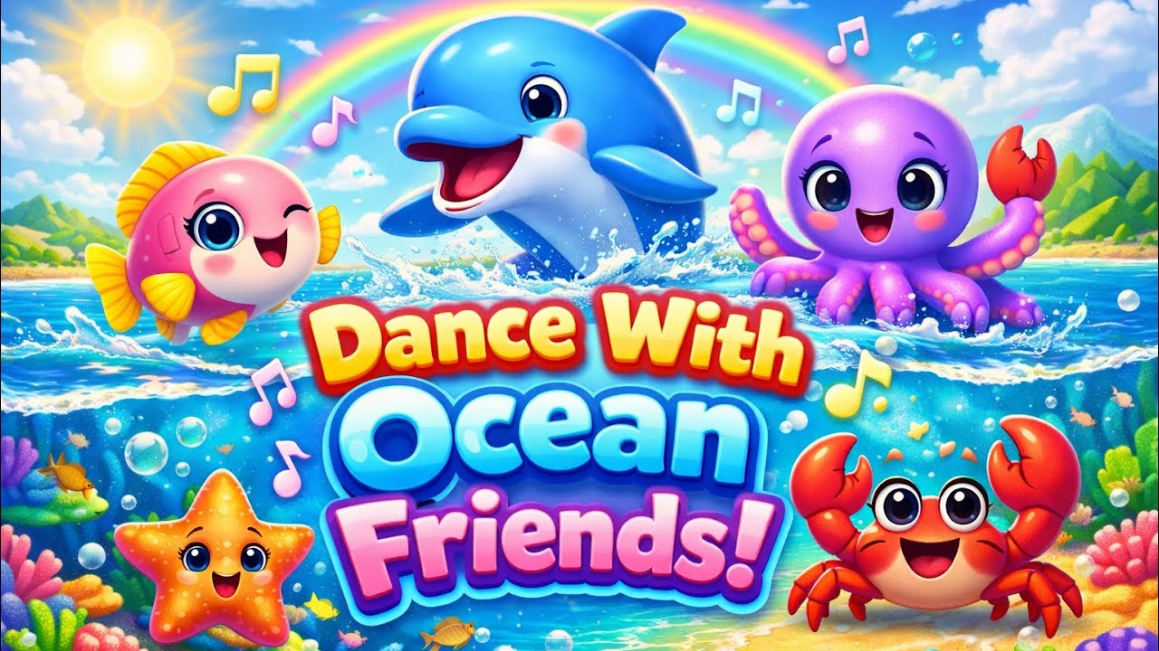 Dance With Ocean Friends! Fun Kids Song | Underwater Dance Party
