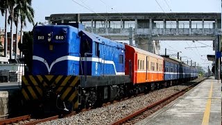 2014/10/16-柴牽(R40)行包貨列6902次,花壇站通過.