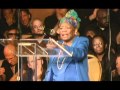 Dr. Maya Angelou visting Glide memorial Church in San Francisco