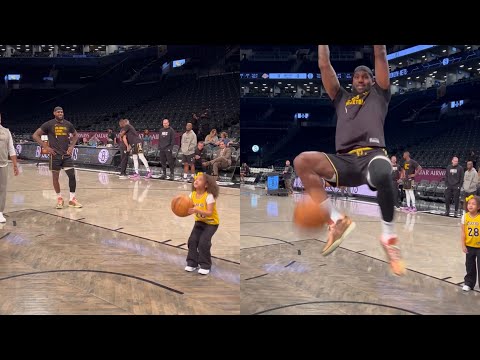 Lebron James Turns Young Fan Air Ball Shot Into A Lob