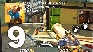 Guns of Boom - Gameplay Walkthrough Part 9 - GROUP Battle (Android Games)