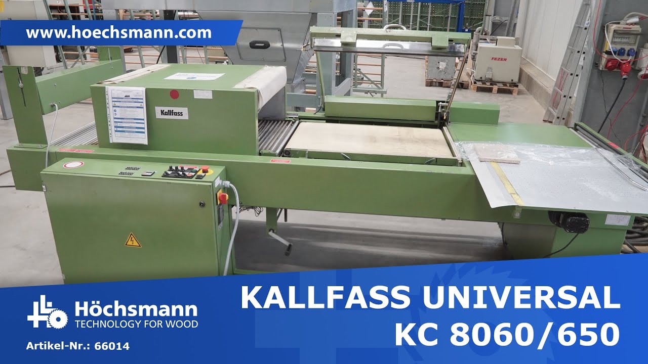 KALLFASS VERPACKUNGSMASCHINEN UNIVERSAL KC 8060/650 (Höchsmann Klipphausen)