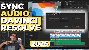 How To Sync Audio in DaVinci Resolve (2025)