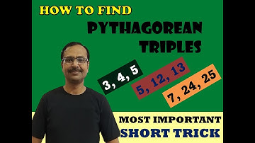 Trick 22 - Shortcut to Make Pythagorean Triplets