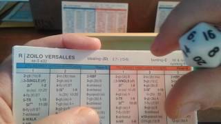 Strat-o-matic baseball Super Advanced 1967 Yankees @ Twins