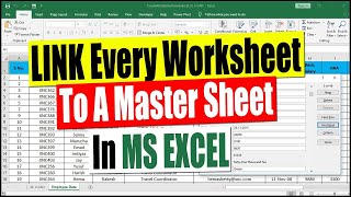 Unlocking the Hidden Power of Excel: Connect Multiple Sheets to a Master Sheet!