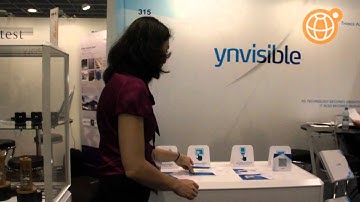 Inês Henriques (CEO, ynvisible) stellt neuen E-Paper-Displays vor