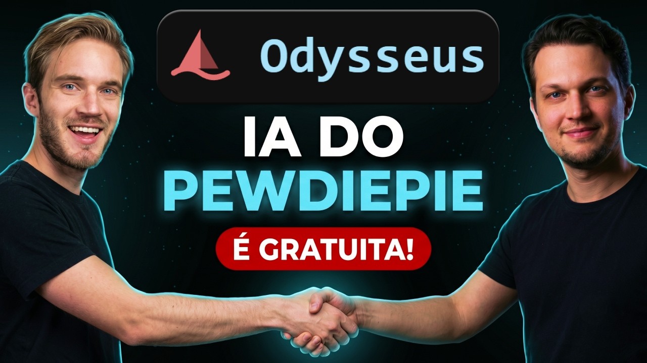 O PewDiePie Lançou Uma IA Grátis Que Roda No Teu PC (Odysseus AI)