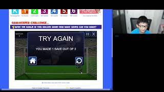 Aadit plays 'Goalkeeper Challenge' on MathPlayground.com