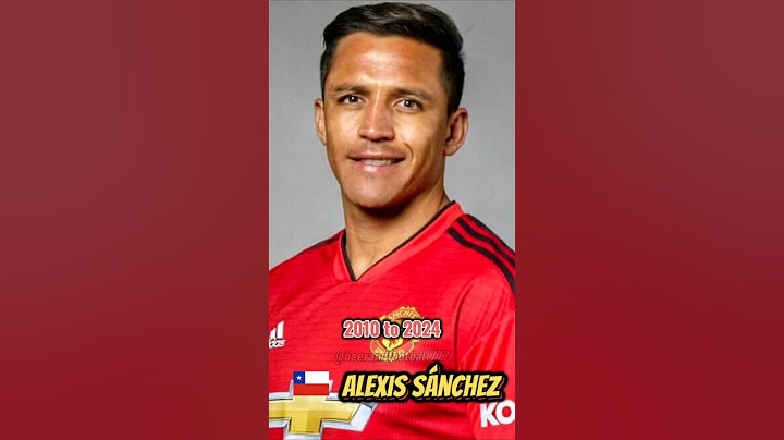 🌰 Alexis Sánchez: Chilean legend 2010 to 2024 #evolution