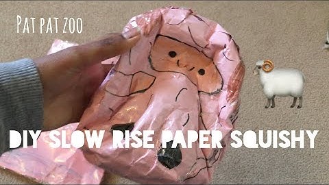 DIY Slow rise Paper Squishy| Ketchup DIY