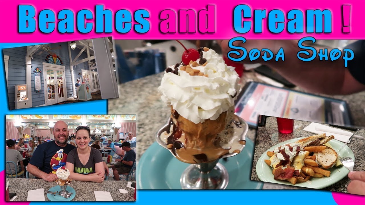 Beaches and Cream Ice Cream Soda Shop Reveiw Dining At Yacht Club