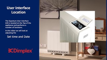 Dimplex Quantum AtoG set time and date Full HD Dec 2019