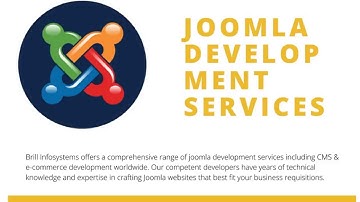 Hire Joomla Web Developer | Brill Infosystems